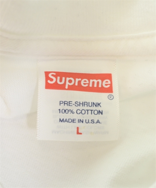 Supreme（シュプリーム）Tシャツ・カットソー 白 サイズ:L メンズ/2200611902078