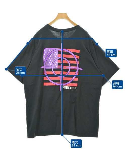 Supreme（シュプリーム）Tシャツ・カットソー 黒 サイズ:XXL メンズ/2200612189010