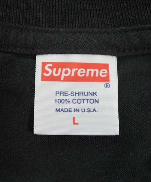 Supreme（シュプリーム）Tシャツ・カットソー 黒 サイズ:L メンズ/2200612474017
