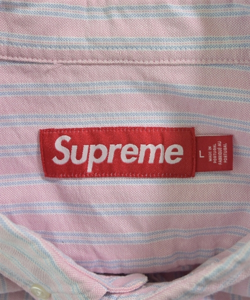 Supreme（シュプリーム）カジュアルシャツ ピンク サイズ:L メンズ/2200612668089