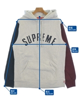 Supreme（シュプリーム）パーカー グレー サイズ:L メンズ/2200613048019