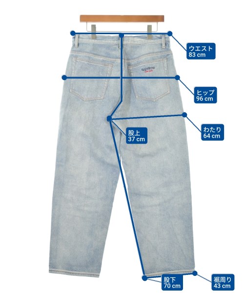 Supreme（シュプリーム）デニムパンツ 青 サイズ:30(M位) メンズ/2200613225038