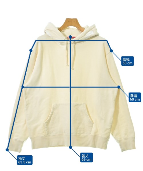 Supreme（シュプリーム）パーカー 白 サイズ:M メンズ/2200609969069