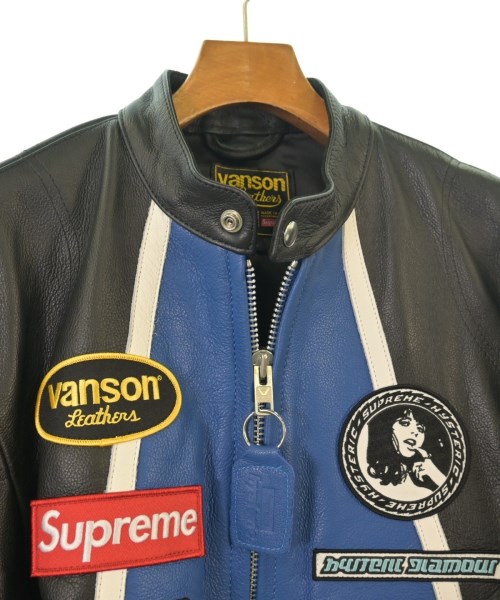 Supreme（シュプリーム）ライダース 黒 サイズ:L メンズ/2200613701013