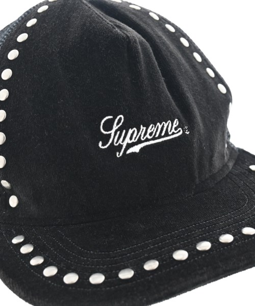 Supreme（シュプリーム）キャップ 黒 サイズ:- メンズ/2200613793025