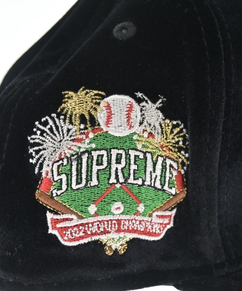 Supreme（シュプリーム）キャップ 黒 サイズ:60.6cm メンズ/2200609135044