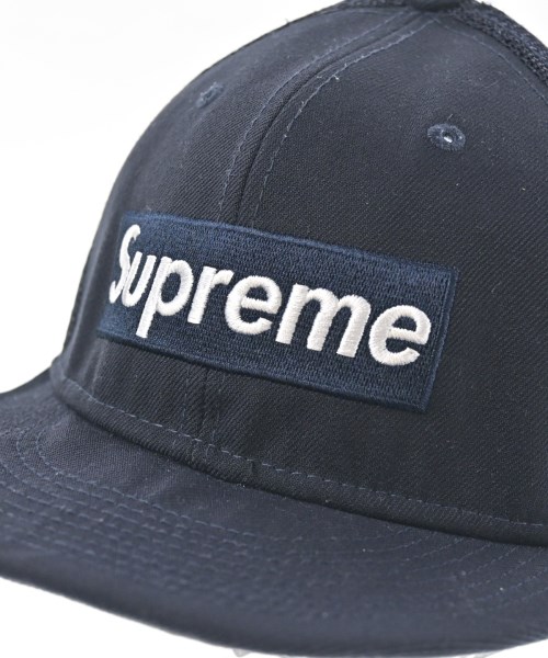 Supreme（シュプリーム）キャップ 紺 サイズ:60.6cm メンズ/2200609135068