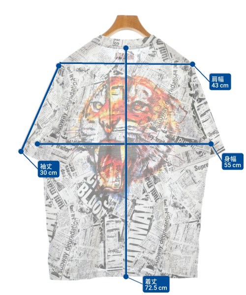 Supreme（シュプリーム）Tシャツ・カットソー 白 サイズ:M メンズ/2200613583244