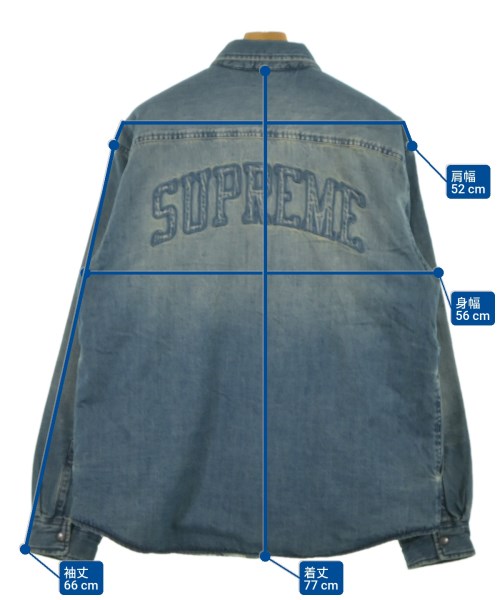 Supreme（シュプリーム）カジュアルシャツ 青 サイズ:M メンズ/2200614160017
