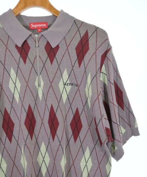 Supreme（シュプリーム）ニット・セーター 紫 サイズ:M メンズ/2200614696059