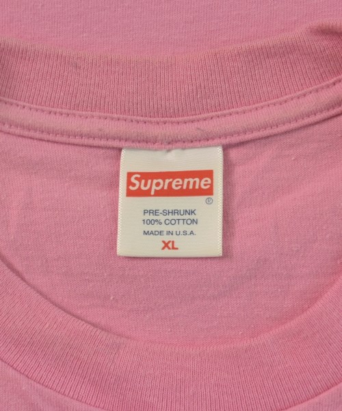 Supreme（シュプリーム）Tシャツ・カットソー ピンク サイズ:XL メンズ/2200614731064