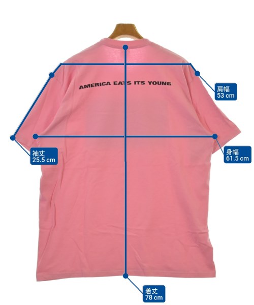 Supreme（シュプリーム）Tシャツ・カットソー ピンク サイズ:XL メンズ/2200614731064