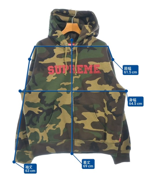 Supreme（シュプリーム）パーカー 緑 サイズ:L メンズ/2200612862128
