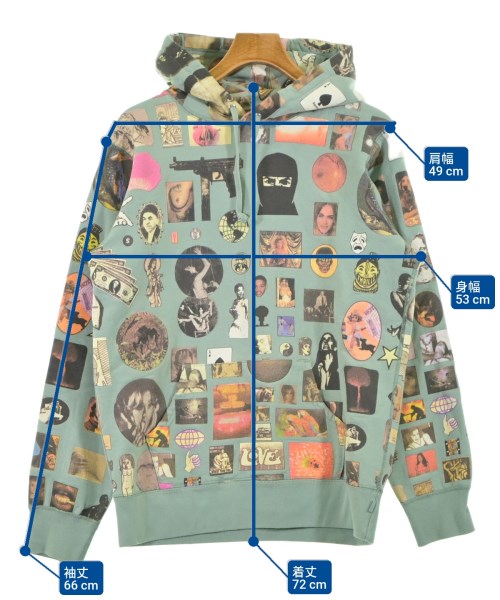 Supreme（シュプリーム）パーカー 緑 サイズ:M メンズ/2200615071114