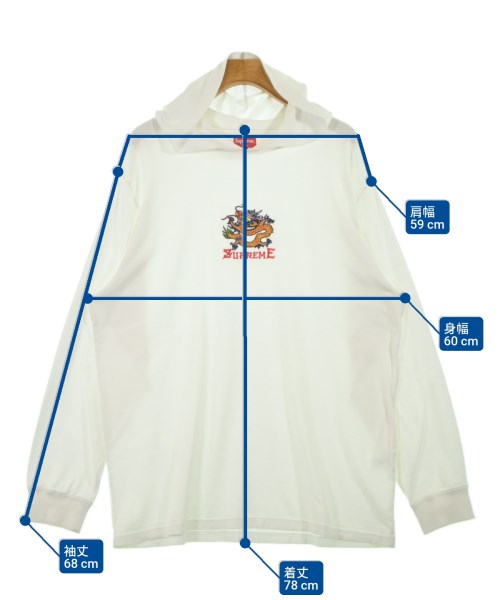 Supreme（シュプリーム）パーカー 白 サイズ:XL メンズ/2200615274027