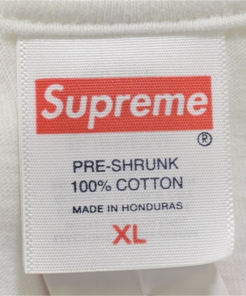 Supreme（シュプリーム）Tシャツ・カットソー 白 サイズ:XL メンズ/2200615872032