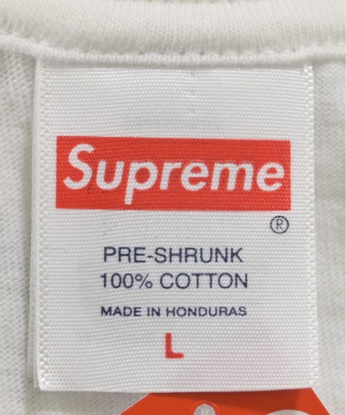 Supreme（シュプリーム）Tシャツ・カットソー 白 サイズ:L メンズ/2200615872049