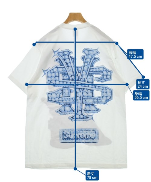 Supreme（シュプリーム）Tシャツ・カットソー 白 サイズ:L メンズ/2200615872056