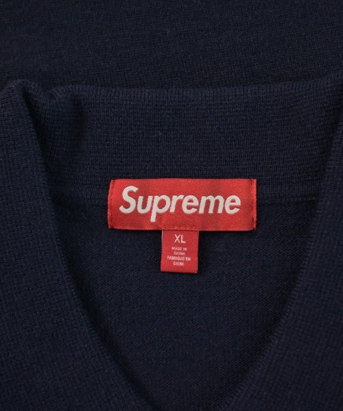 Supreme（シュプリーム）カーディガン 紺 サイズ:XL メンズ/2200616107027