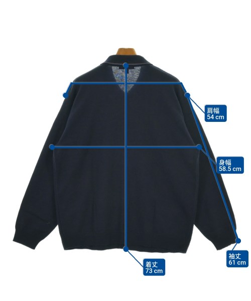 Supreme（シュプリーム）カーディガン 紺 サイズ:XL メンズ/2200616107027