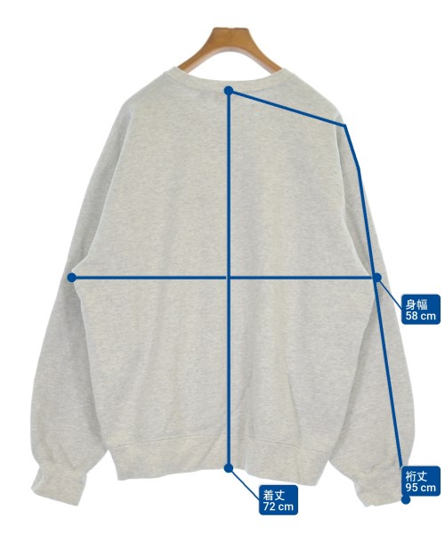 Supreme（シュプリーム）スウェット グレー サイズ:XL メンズ/2200616743041