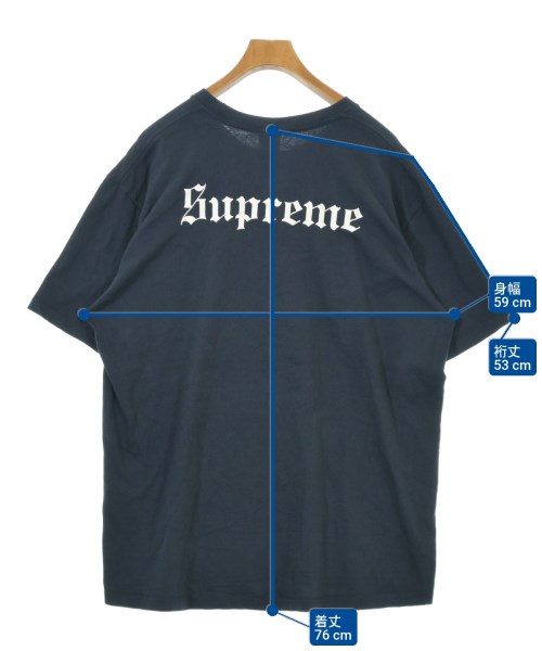 Supreme（シュプリーム）Tシャツ・カットソー 紺 サイズ:XL メンズ/2200616743201