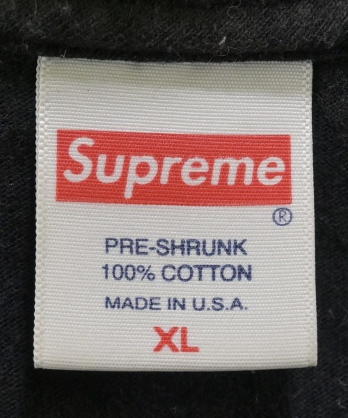 Supreme（シュプリーム）Tシャツ・カットソー 黒 サイズ:XL メンズ/2200616743324