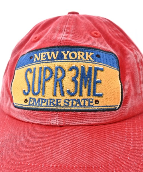 Supreme（シュプリーム）キャップ 赤 サイズ:- メンズ/2200616743362