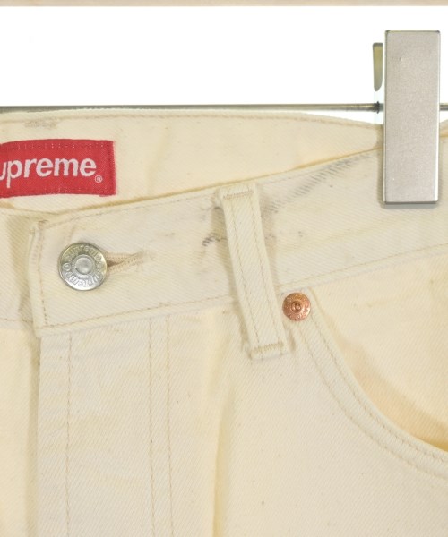 Supreme（シュプリーム）デニムパンツ 白 サイズ:36(XXL位) メンズ/2200616743515
