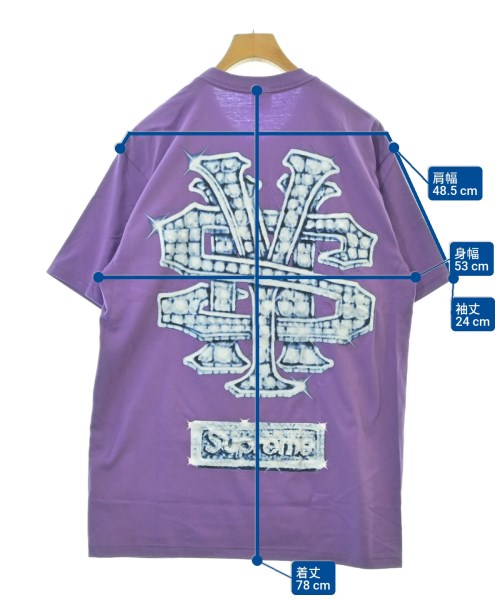 Supreme（シュプリーム）Tシャツ・カットソー 紫 サイズ:L メンズ/2200616937020