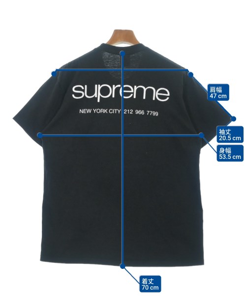 Supreme（シュプリーム）Tシャツ・カットソー 黒 サイズ:M メンズ/2200617109167