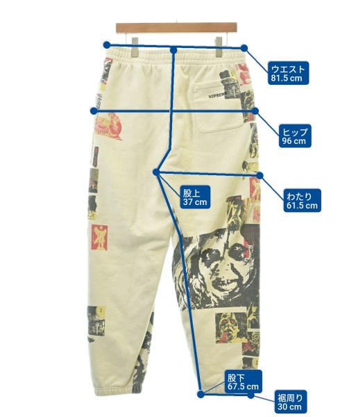 Supreme（シュプリーム）スウェットパンツ 白 サイズ:M メンズ/2200617139027