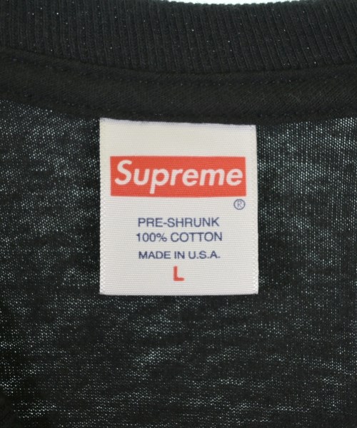 Supreme（シュプリーム）Tシャツ・カットソー 黒 サイズ:L メンズ/2200617455165