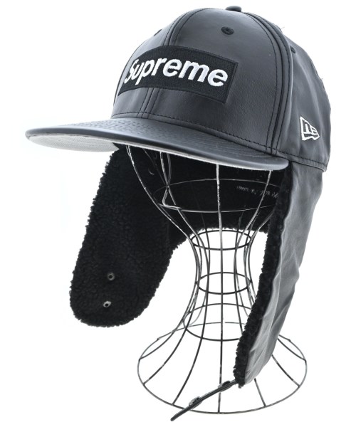 Supreme（シュプリーム）キャップ 黒 サイズ:60.6cm メンズ/2200617778073