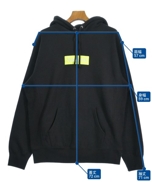 Supreme（シュプリーム）パーカー 黒 サイズ:L メンズ/2200618235087