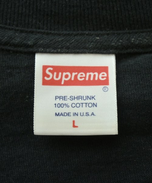 Supreme（シュプリーム）Tシャツ・カットソー 黒 サイズ:L メンズ/2200618460014