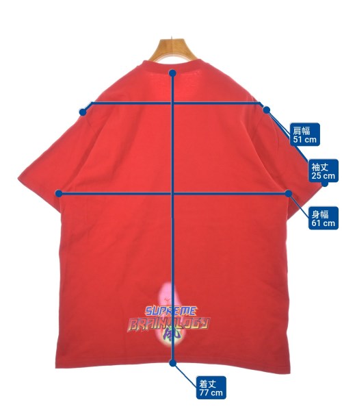 Supreme（シュプリーム）Tシャツ・カットソー 赤 サイズ:XL メンズ/2200618525010