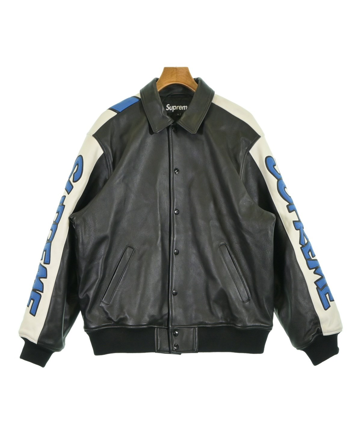 Supreme（シュプリーム）スタジャン 黒 サイズ:L メンズ/2200611829016