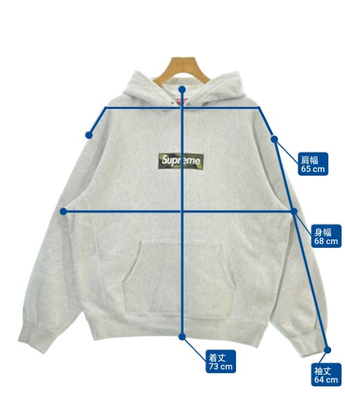 Supreme（シュプリーム）パーカー グレー サイズ:L メンズ/2200618367306