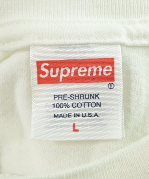 Supreme（シュプリーム）Tシャツ・カットソー 白 サイズ:L メンズ/2200618655137
