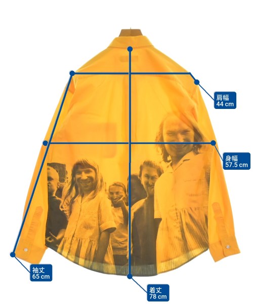 Supreme（シュプリーム）カジュアルシャツ オレンジ サイズ:M メンズ/2200619510084