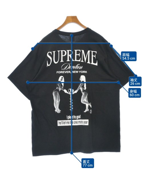 Supreme（シュプリーム）Tシャツ・カットソー 黒 サイズ:XL メンズ/2200619847128