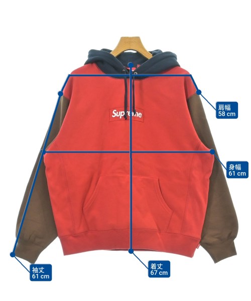 Supreme（シュプリーム）パーカー 赤 サイズ:M メンズ/2200620307024