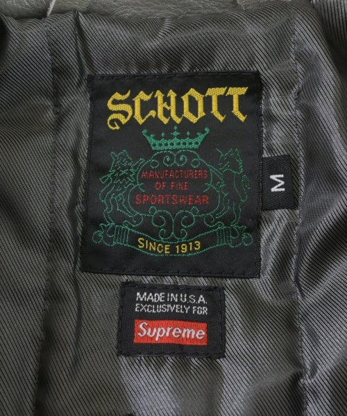 Supreme（シュプリーム）ライダース グレー サイズ:M メンズ/2200614052077