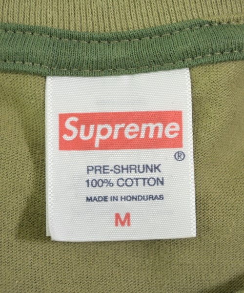 Supreme（シュプリーム）Tシャツ・カットソー カーキ サイズ:M メンズ/2200620471022
