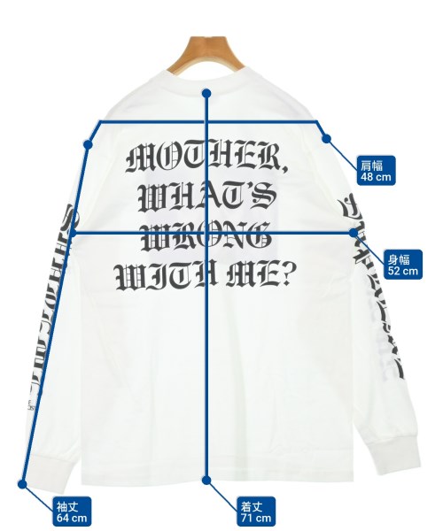 Supreme（シュプリーム）Tシャツ・カットソー 白 サイズ:M メンズ/2200620607025