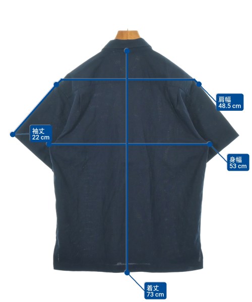 Supreme（シュプリーム）カジュアルシャツ 紺 サイズ:M メンズ/2200613978095