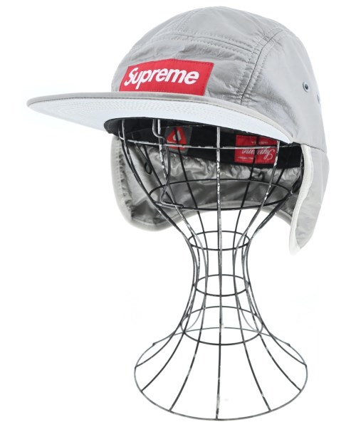 Supreme（シュプリーム）キャップ シルバー サイズ:S/M メンズ/2200621033021