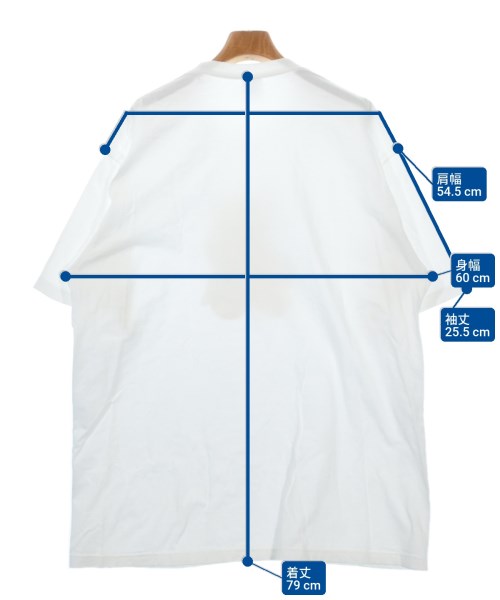 Supreme（シュプリーム）Tシャツ・カットソー 白 サイズ:XL メンズ/2200621055061