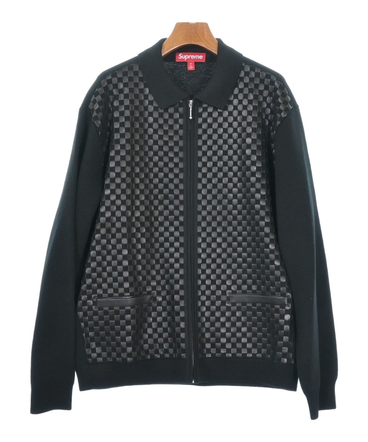 Supreme（シュプリーム）カーディガン 黒 サイズ:M メンズ